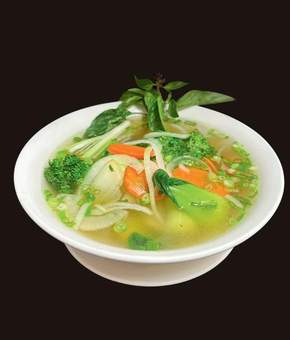 Vegetables Noodle Soup
