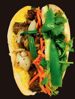 Shaking Beef Sandwich
